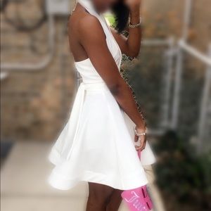 WHITE SKATER DRESS WOMEN